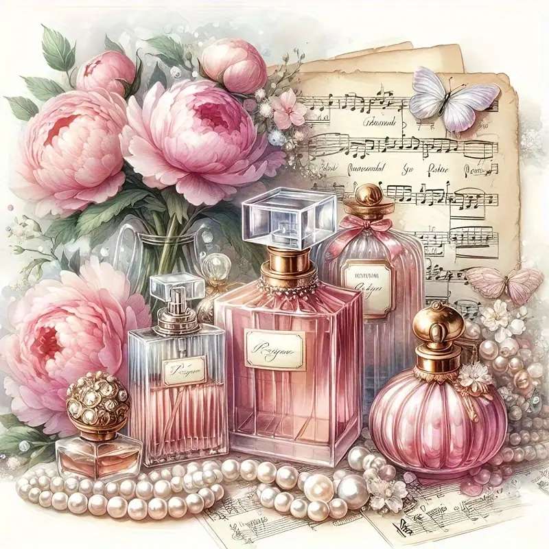 eleganckie flakony perfum puzzle online