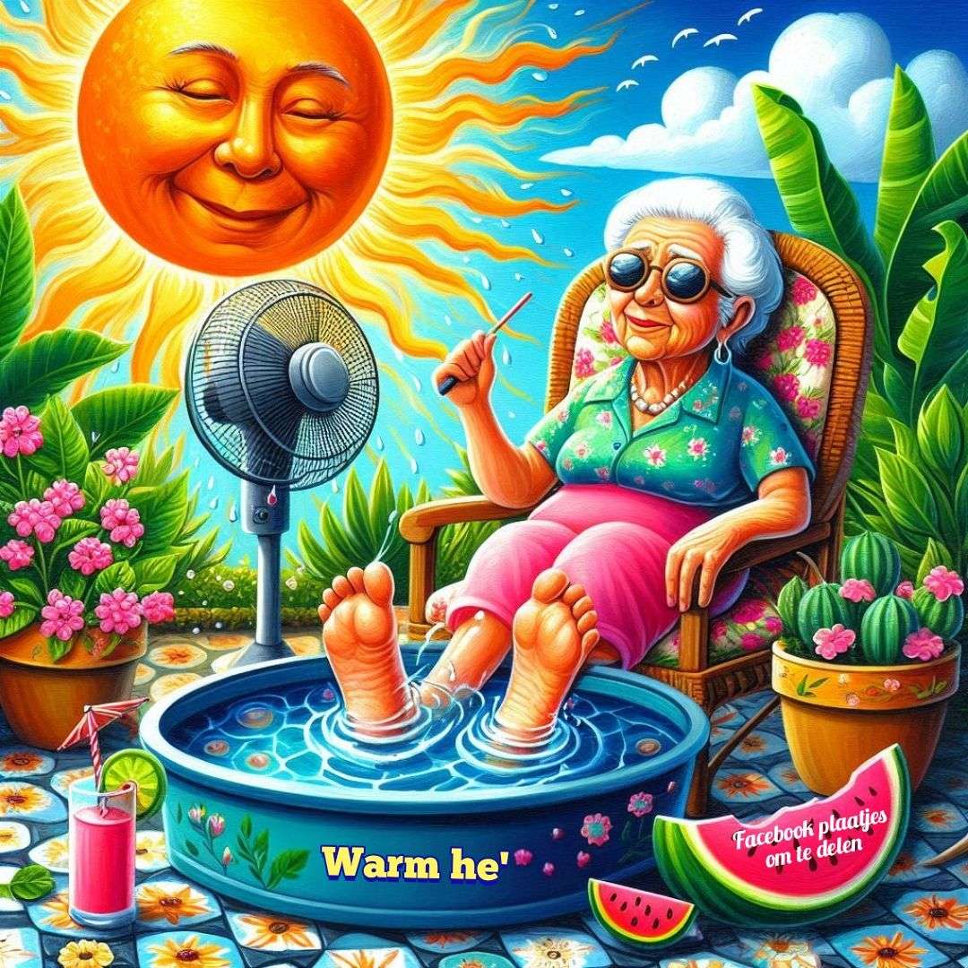 Chłodzenie w gorącym lecie puzzle online