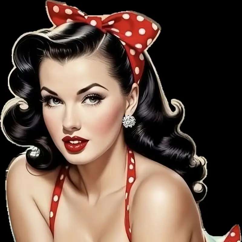 pin-up girl puzzle online