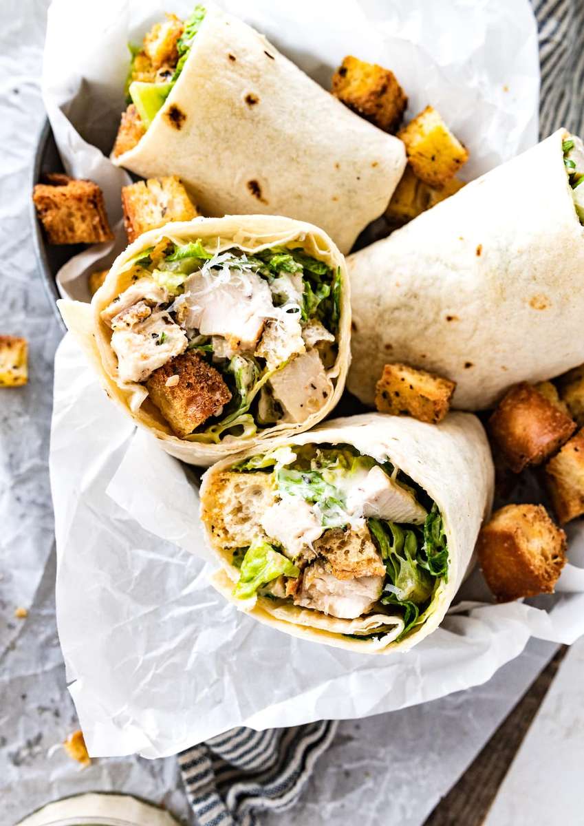 Chicken Caesar Wraps Puzzlespiel online