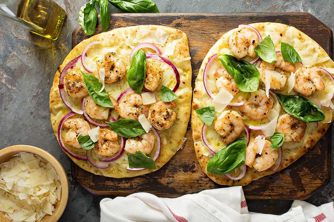 Shrimp Scampi Grilled Flarbread Puzzlespiel online