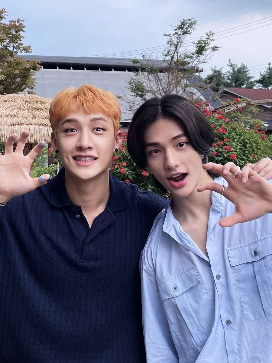 Bangchan i Hyunjin puzzle online