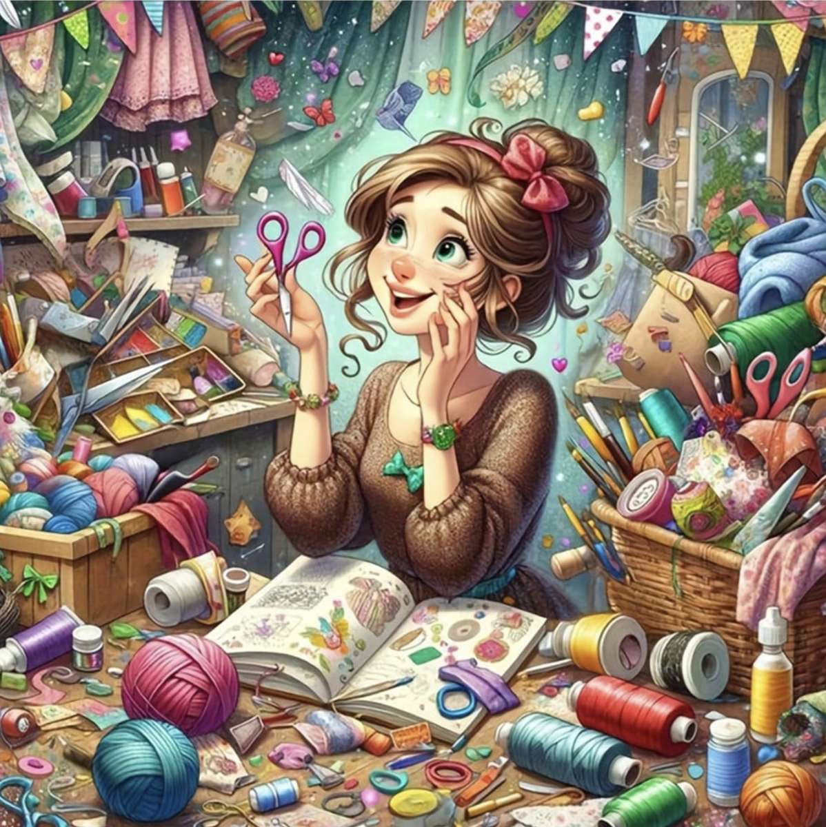 La Jolie Couturière puzzle online