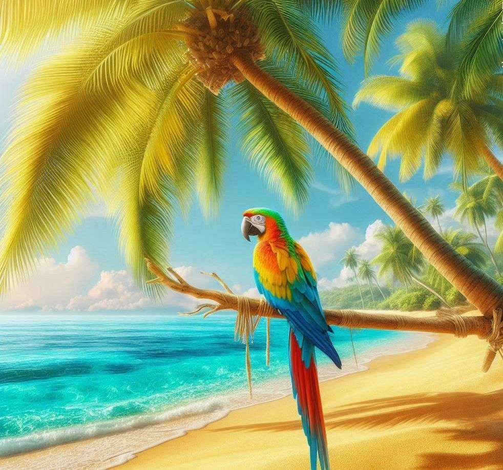 Papuga dibolingowa puzzle online