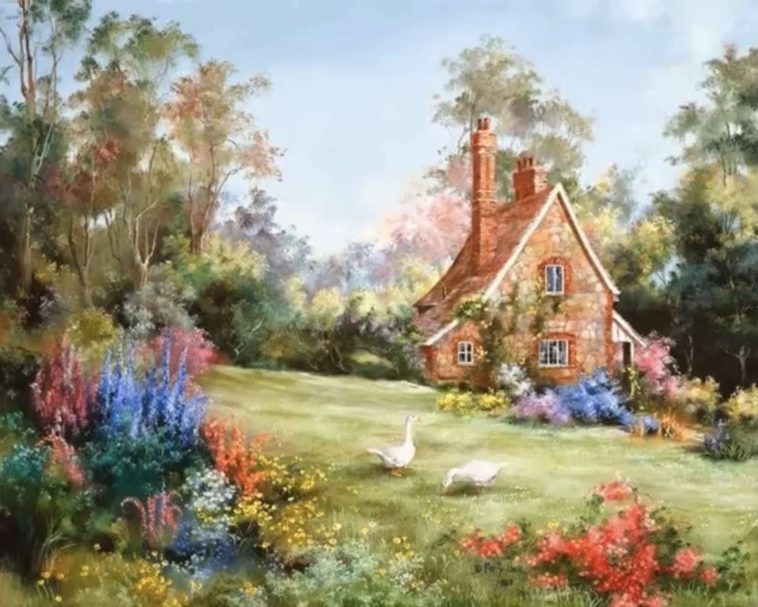 Przytulny domek puzzle online