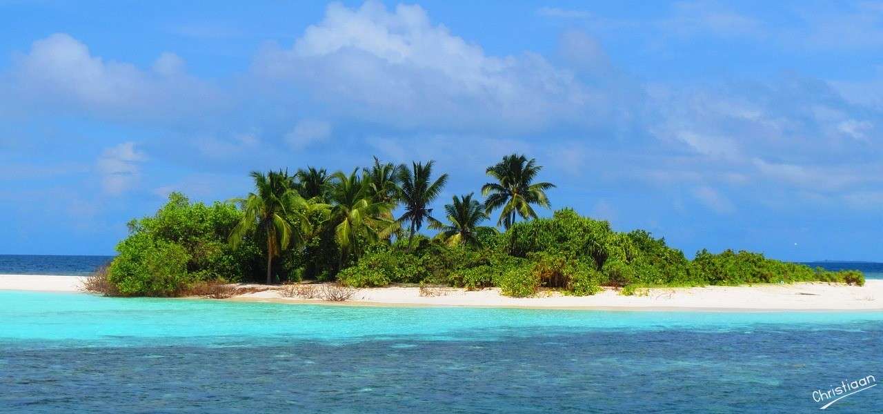 Wyspa, plaża. puzzle online