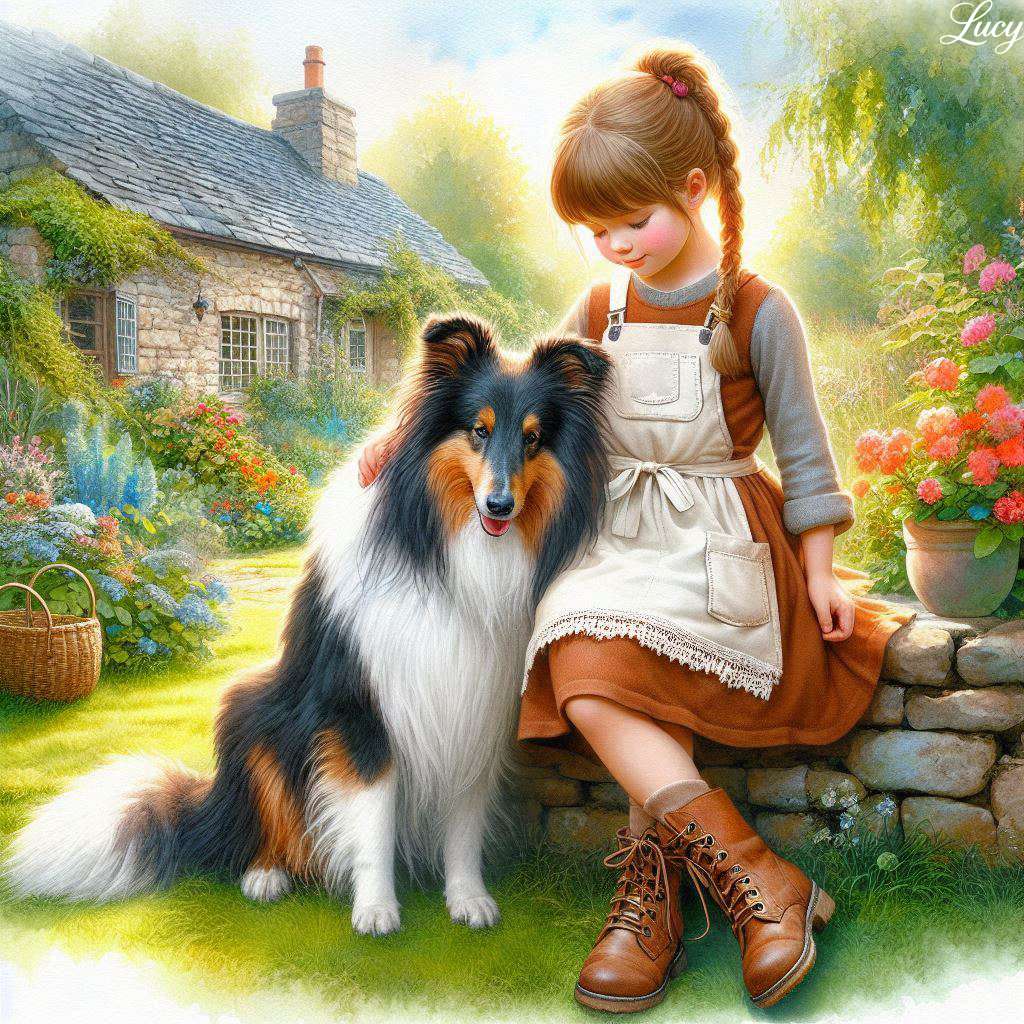 Magiczny i spokojny moment w ogrodzie słonecznego puzzle online