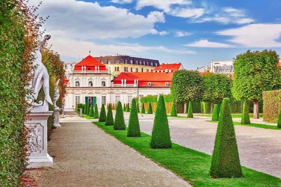 Dolny Belweder w Wiedniu puzzle online