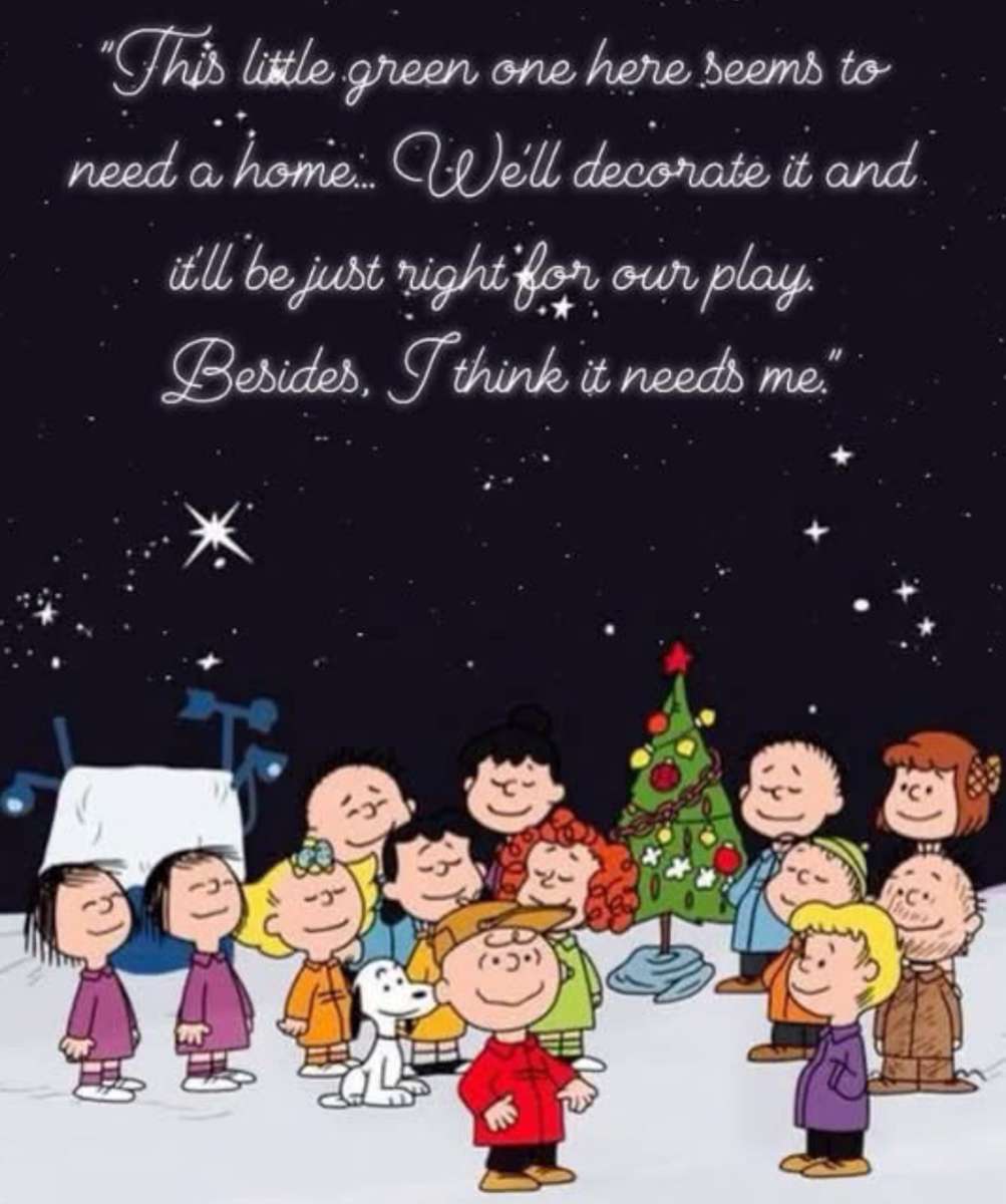 Charlie Brown i opuszczona choinka puzzle online