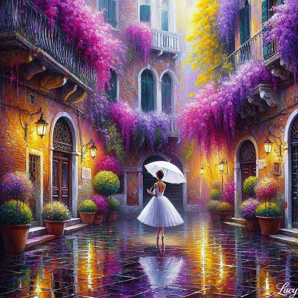 Ukryty dziedziniec weneckie puzzle online
