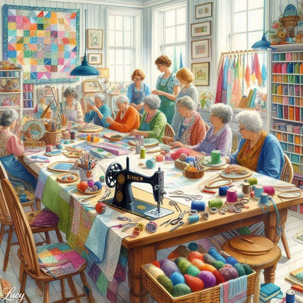 Kołdry i ręcznie robione dzieła sztuki puzzle online