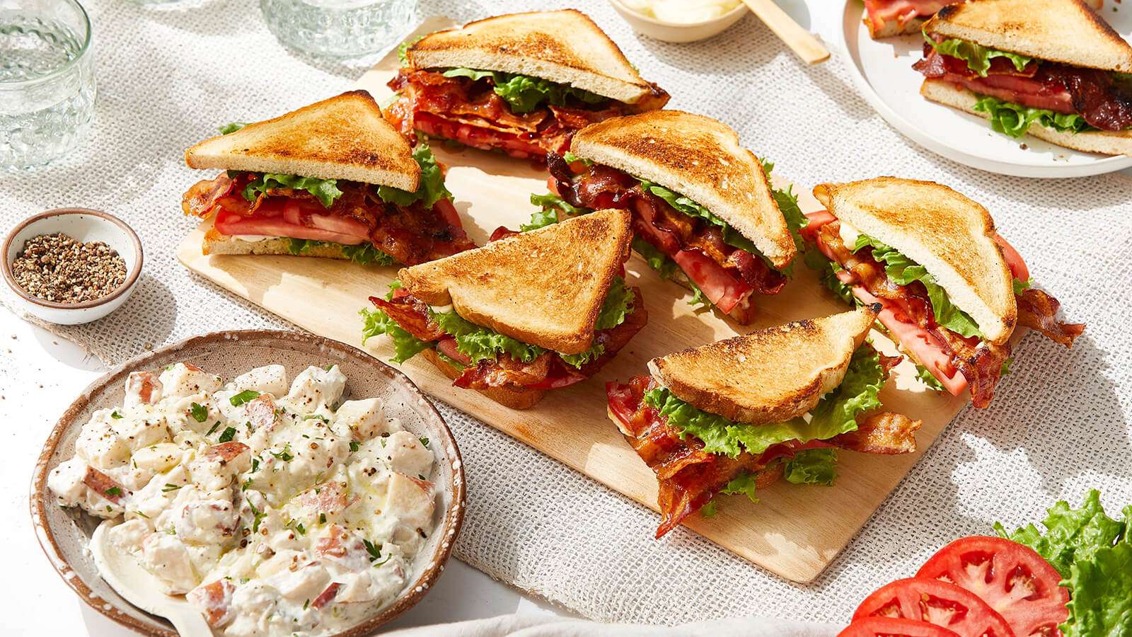 BLT сандвичи онлайн пъзел