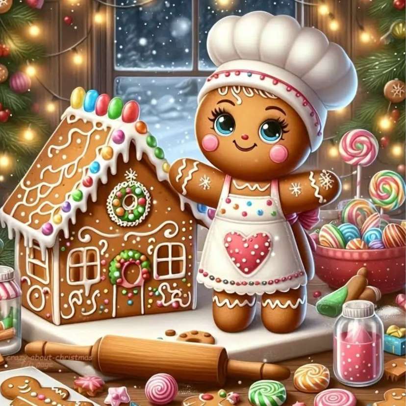 Gingerbread House ciocia Jemima puzzle online