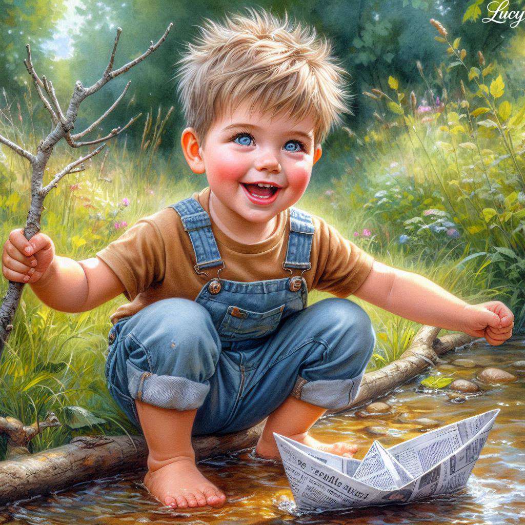 Zabawa z gazetą puzzle online