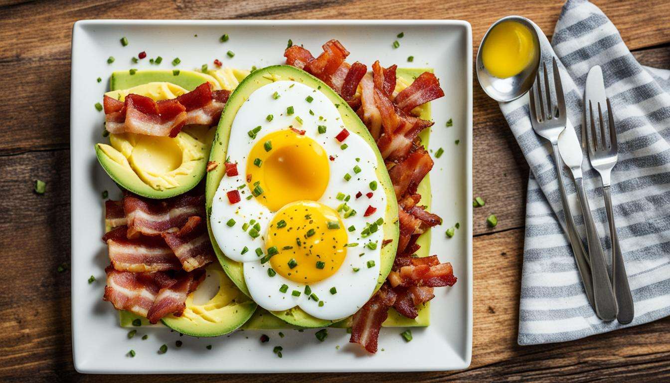 Keto Avocado Bacon & Egg Salad puzzle online