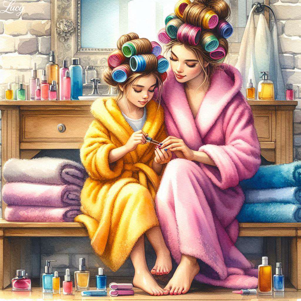 母と娘 ジグソーパズルオンライン