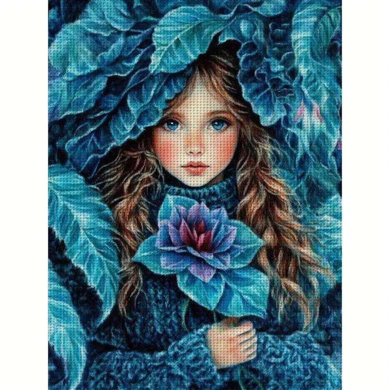 青い目をした女の子 ジグソーパズルオンライン