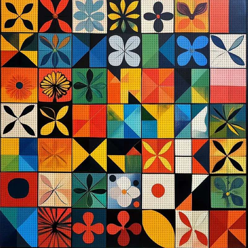 scacchiera colorata puzzle online