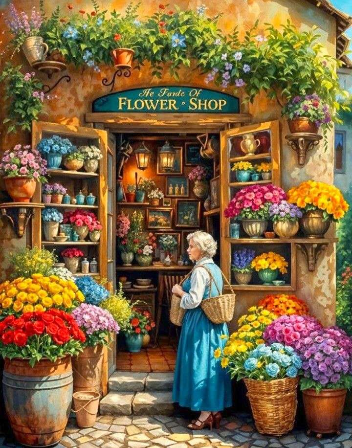 Negozio di fiori puzzle online
