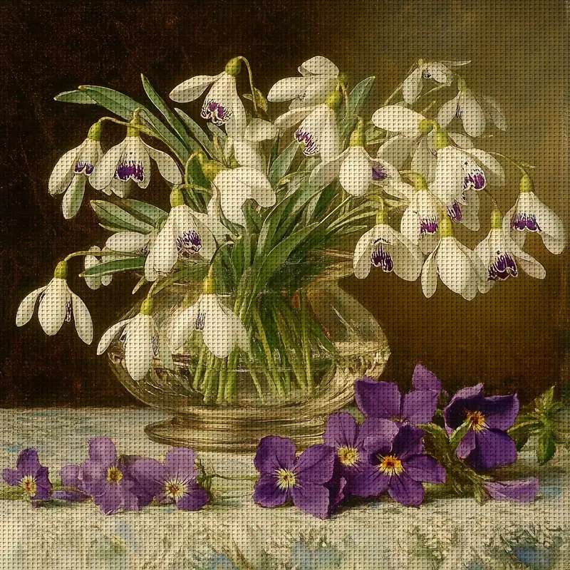 スノードロップとスミレ オンラインパズル