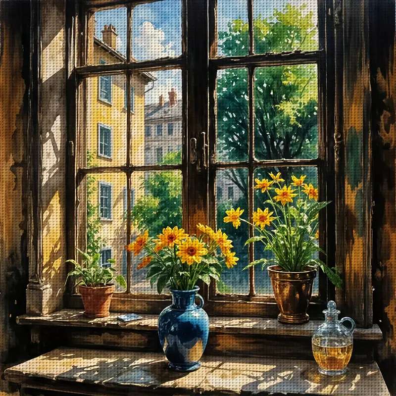 Vista della finestra puzzle online