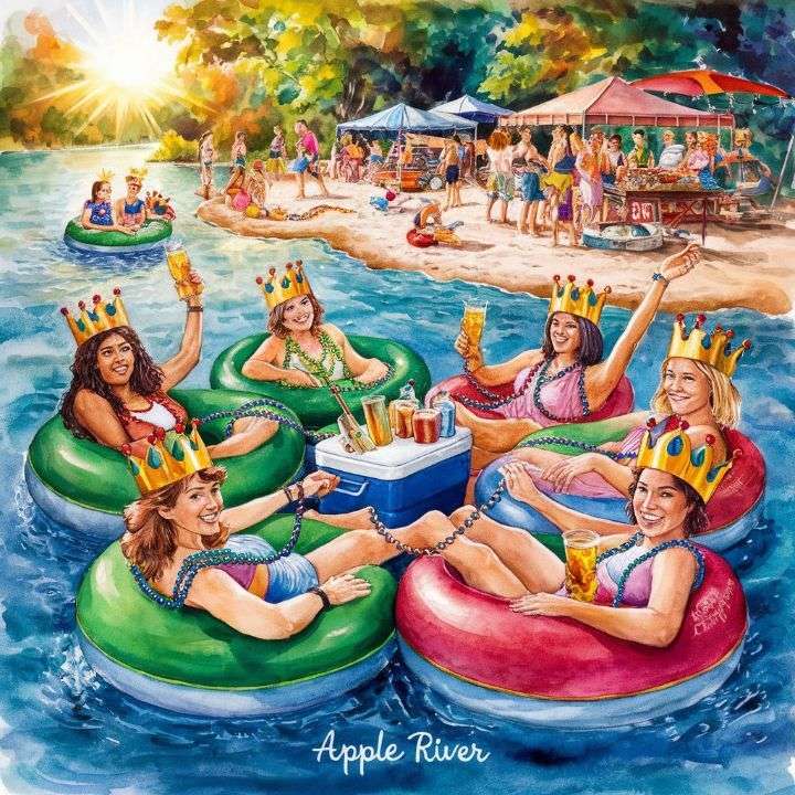 リンゴ川の素晴らしい伝統 ジグソーパズルオンライン