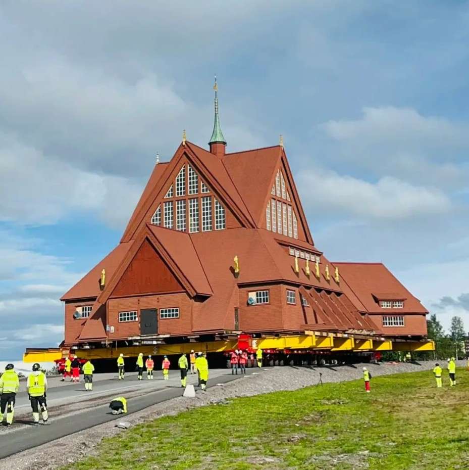 Kościół Kiruna porusza się puzzle online