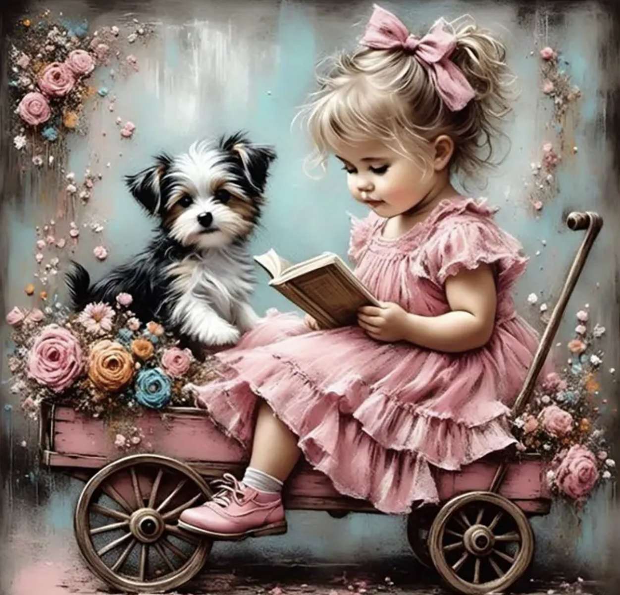 フィレットと息子のプチ・チエン ジグソーパズルオンライン