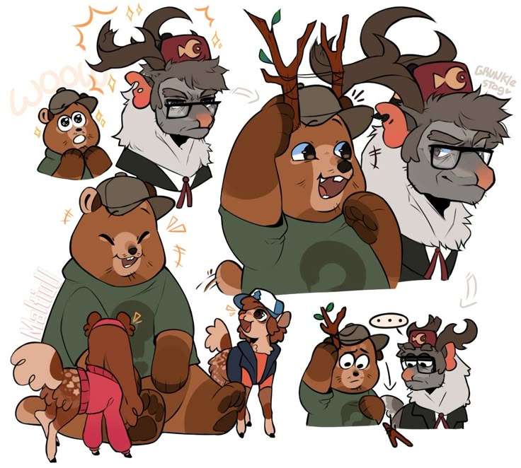 ☆ Gravity Falls: Animal Au ☆ puzzle online