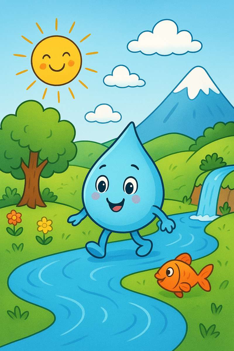 Podróżowanie z kropli wody puzzle online