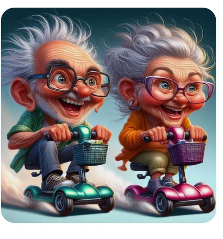 祖父母は人生の時間を過ごしています ジグソーパズルオンライン