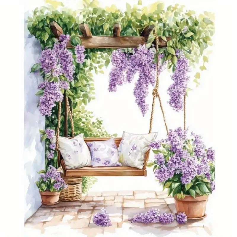 グリシンの花で揺れます ジグソーパズルオンライン