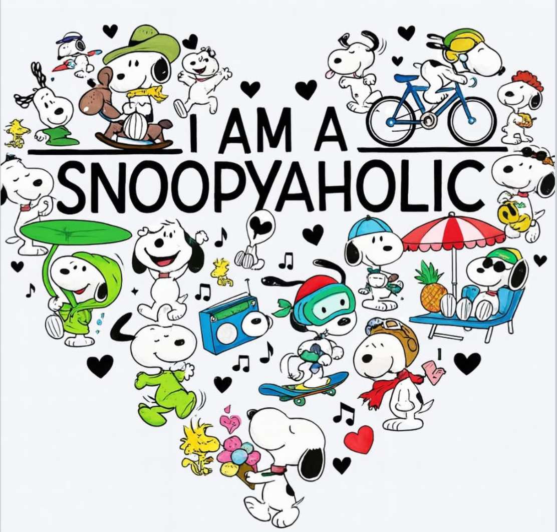 スヌーピーのファンは愛に満ちています。 ジグソーパズルオンライン