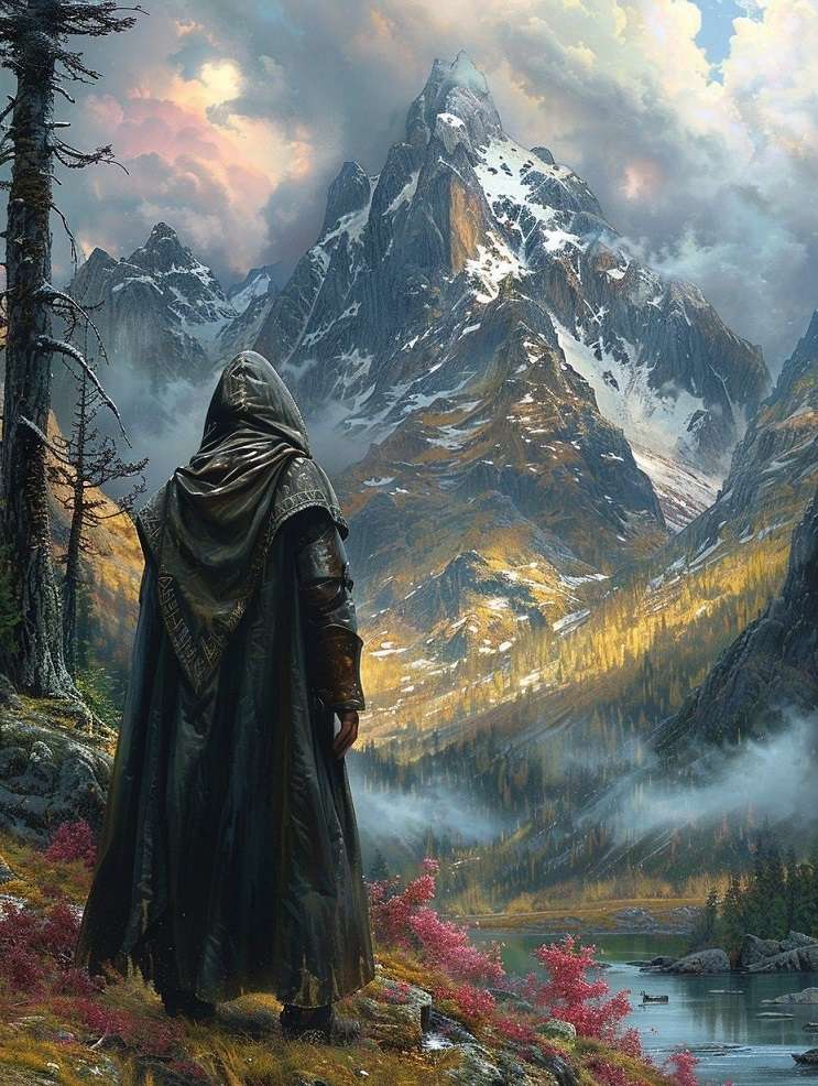 A walk in the mountains jigsaw puzzle online
