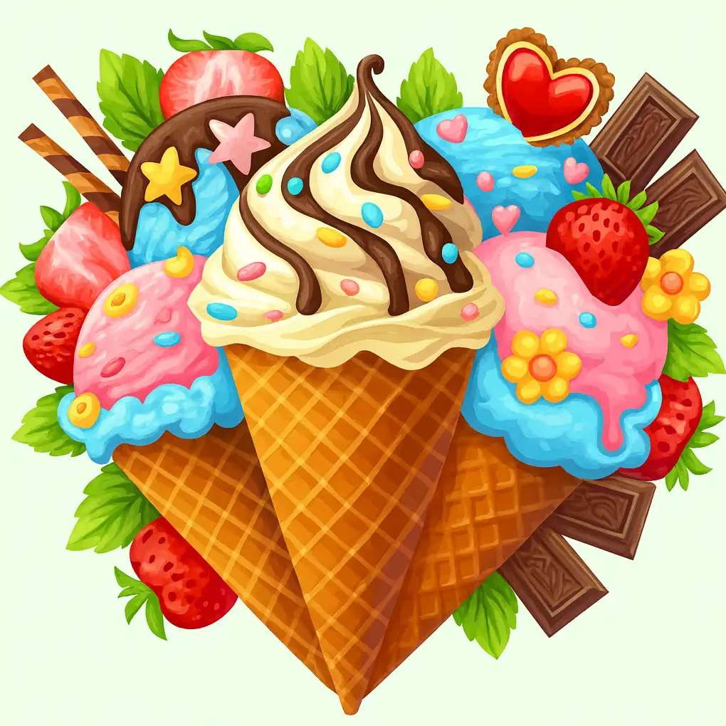 Сладко, въртящо се блаженство онлайн пъзел