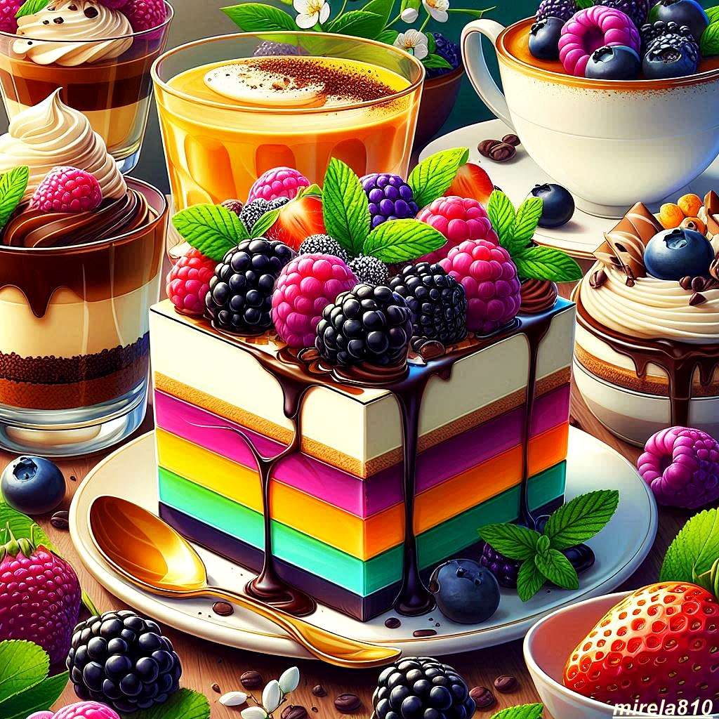 Сладък десерт онлайн пъзел