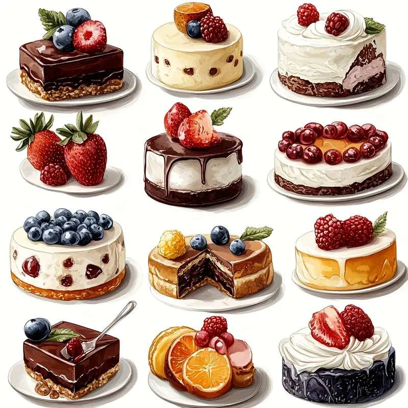 сладкиши за следобеден чай онлайн пъзел