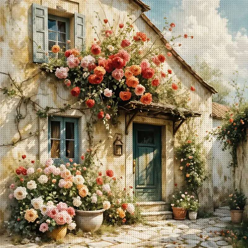 ローズ、カントリーハウス ジグソーパズルオンライン