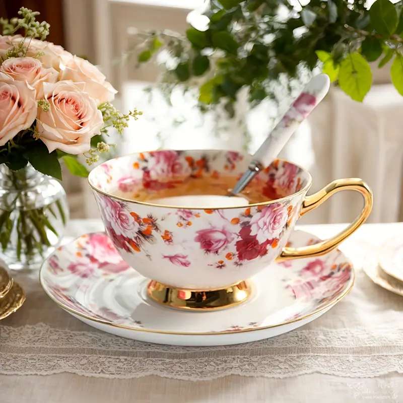 繊細な磁器カップ ジグソーパズルオンライン