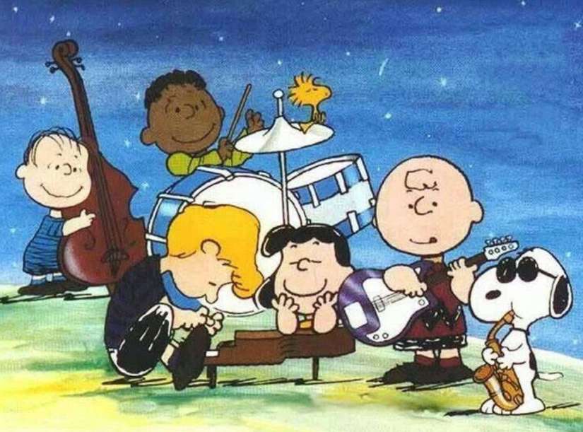 シュローダーと男たちはいくつかのクールなリフを置きました オンラインパズル