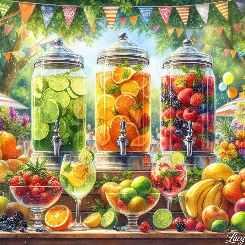 Летна напитка на открито онлайн пъзел