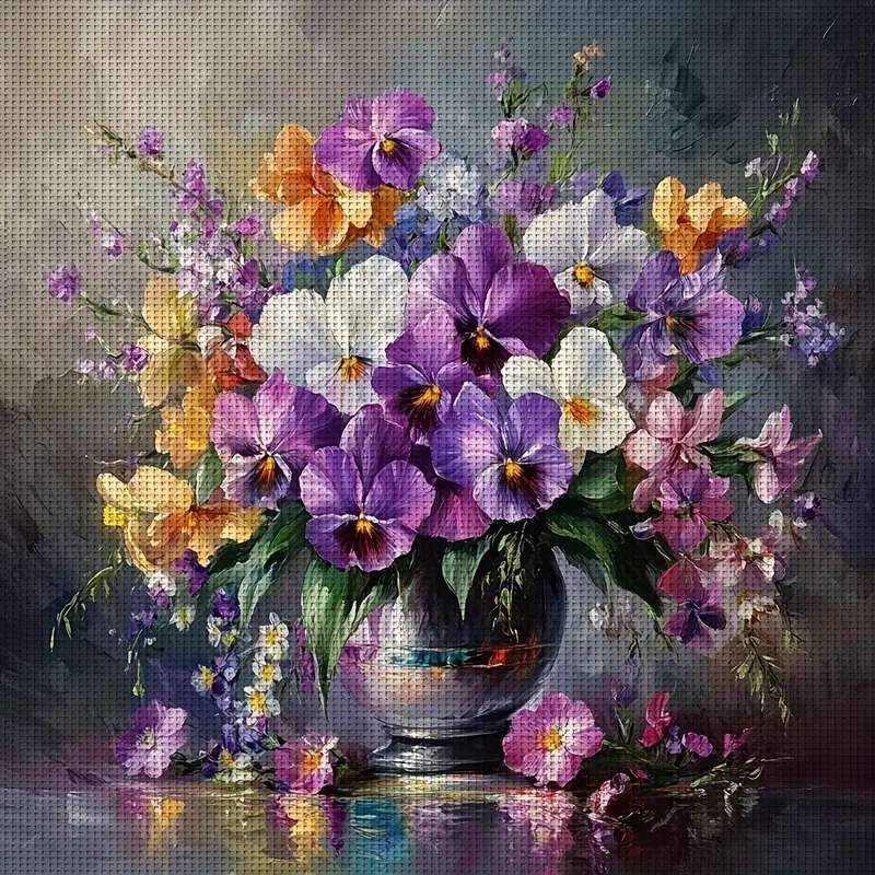 花瓶の中の兄弟の花束 ジグソーパズルオンライン