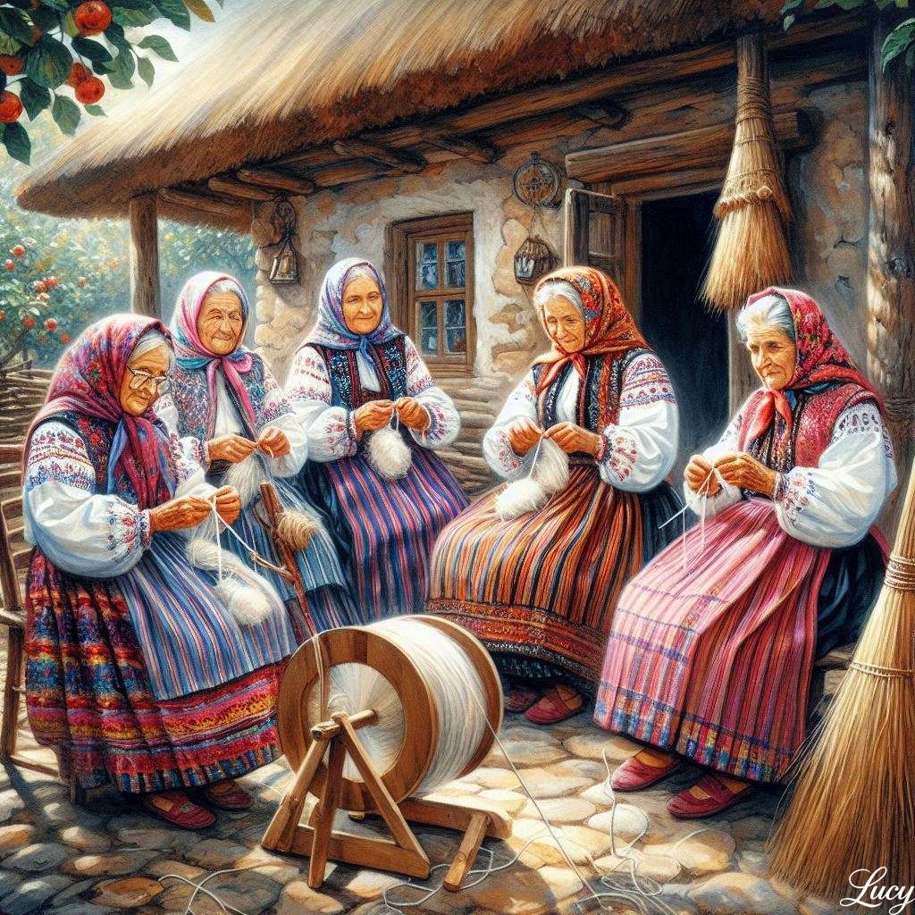 伝統的なテキスタイル工芸に従事しています オンラインパズル