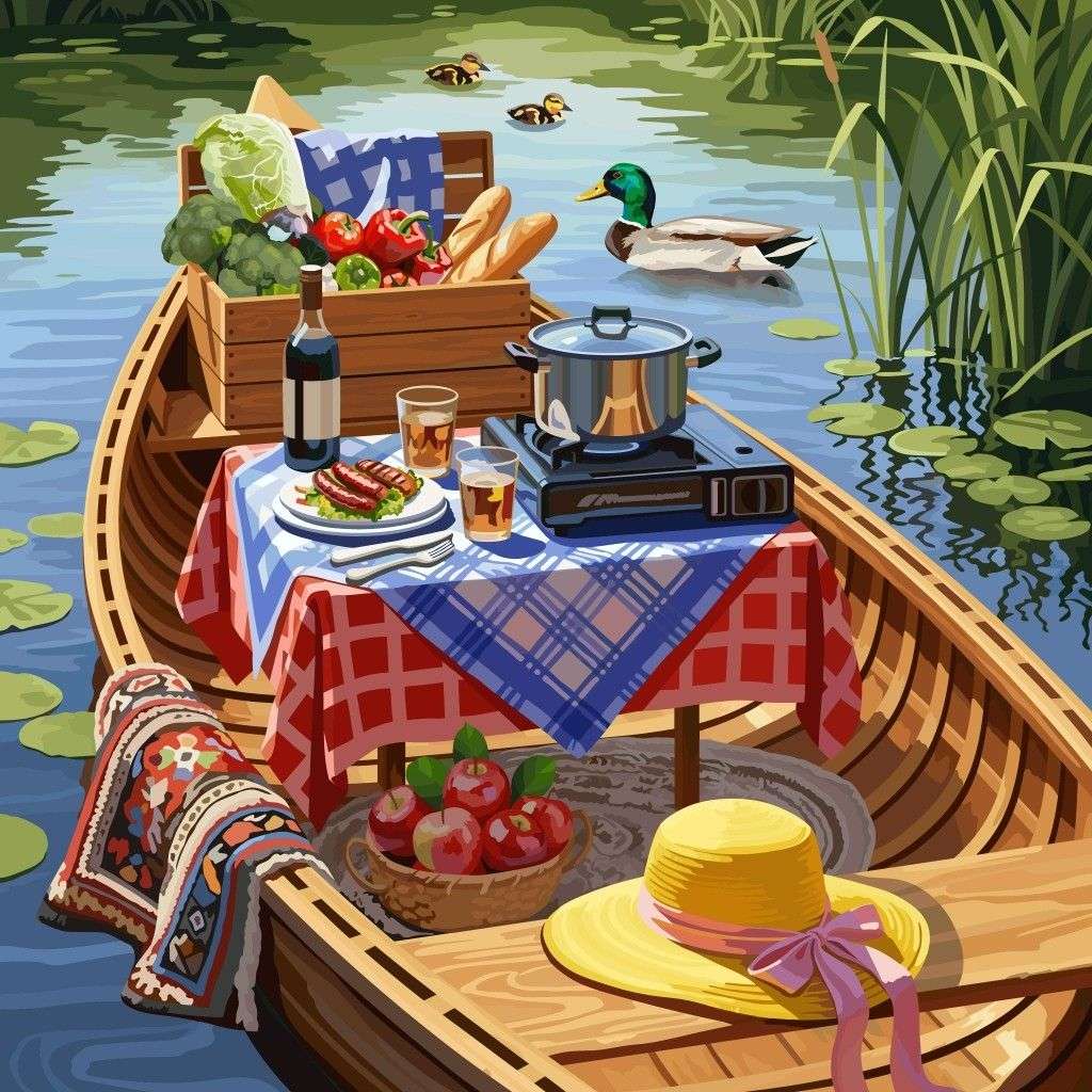 ピクニックボート ジグソーパズルオンライン