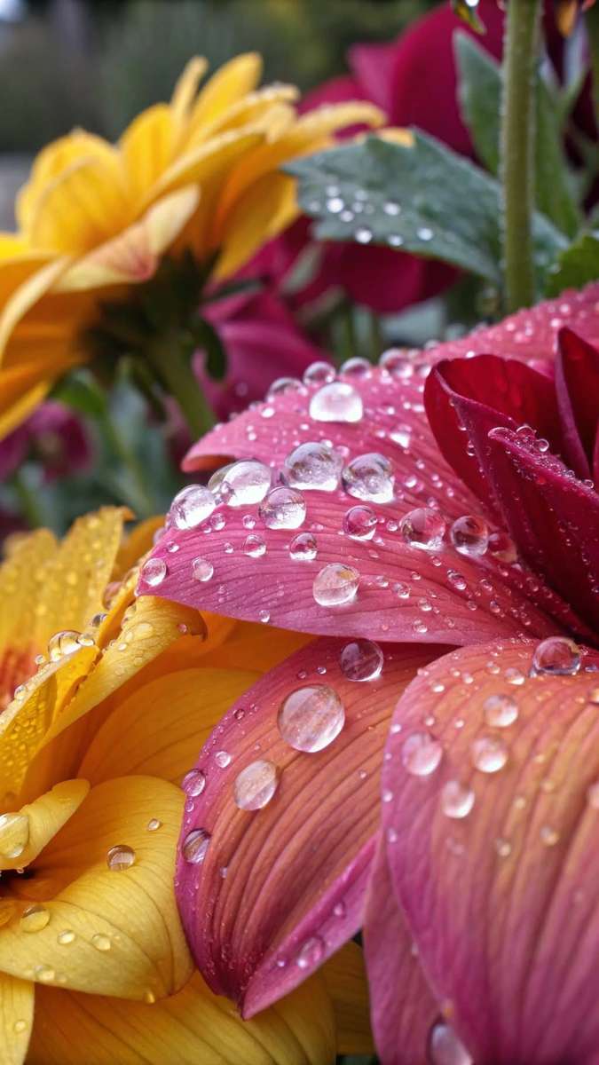 濡れた花 オンラインパズル