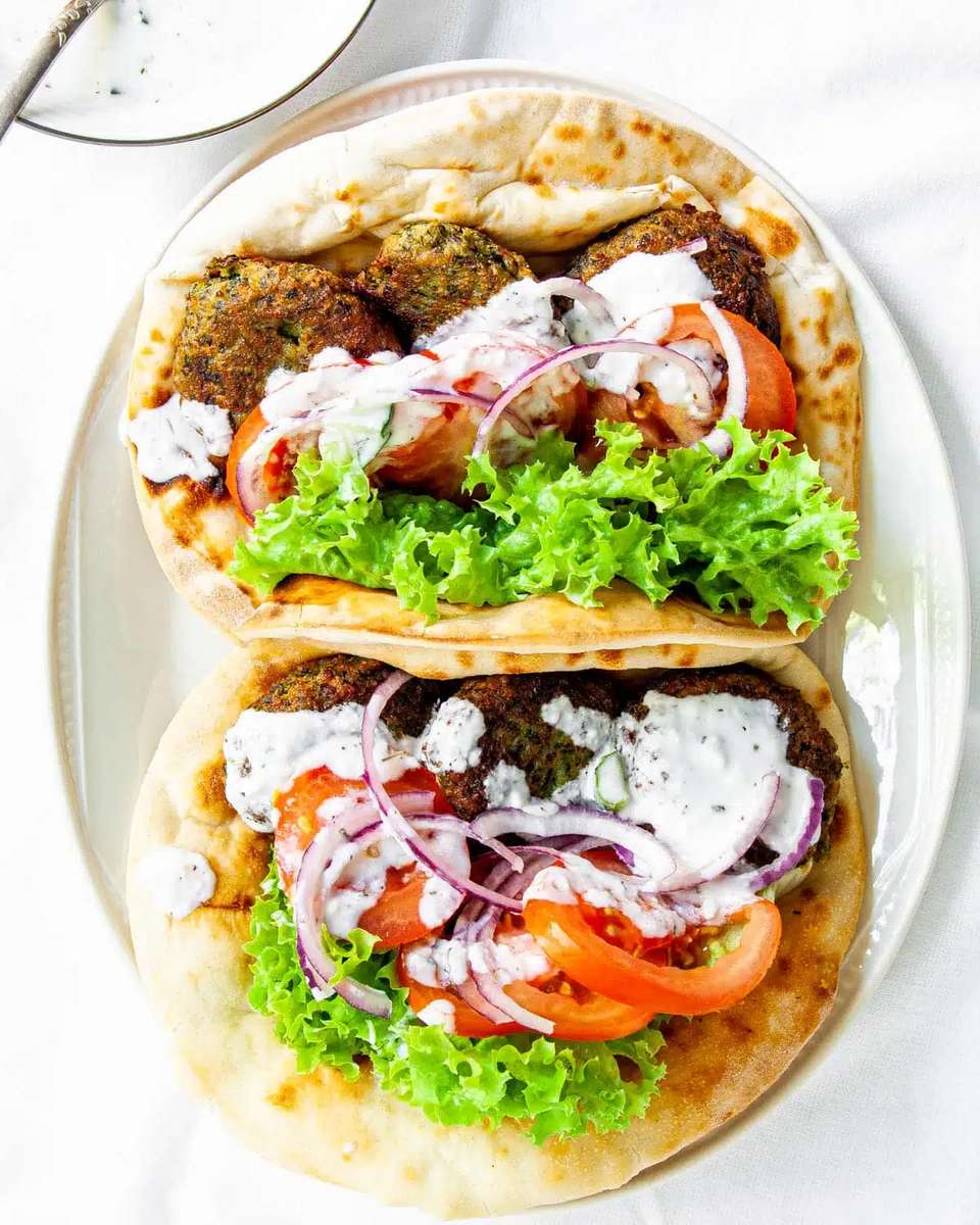 Фалафелни обвивки онлайн пъзел