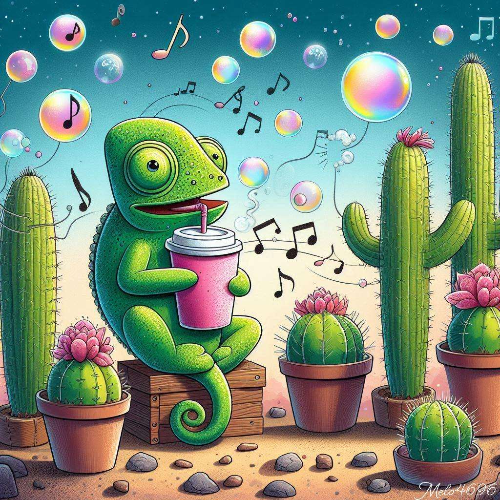 キャンテリーカメレオン ジグソーパズルオンライン