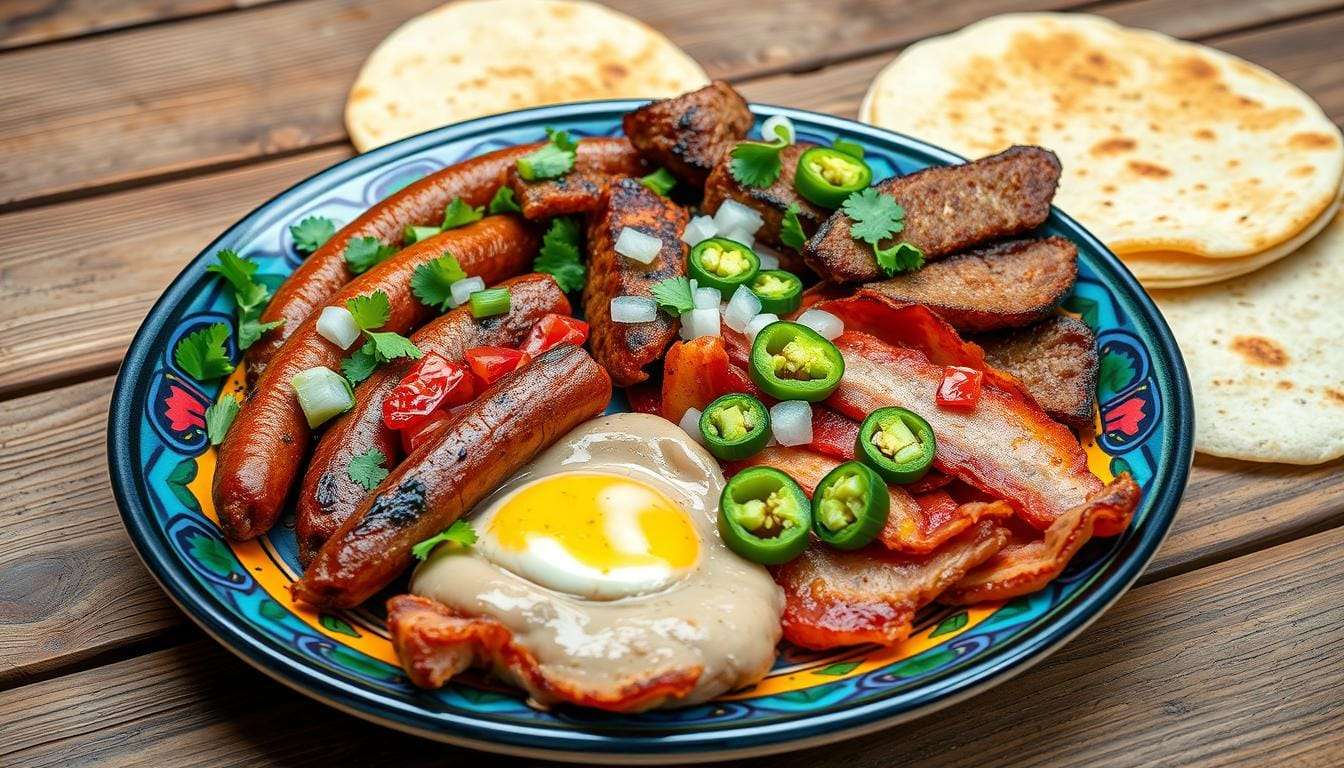 Мексиканска чиния за закуска онлайн пъзел