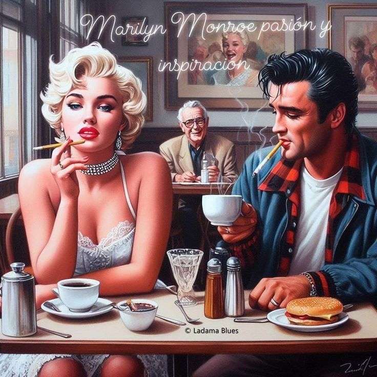 モンローとエルビス オンラインパズル