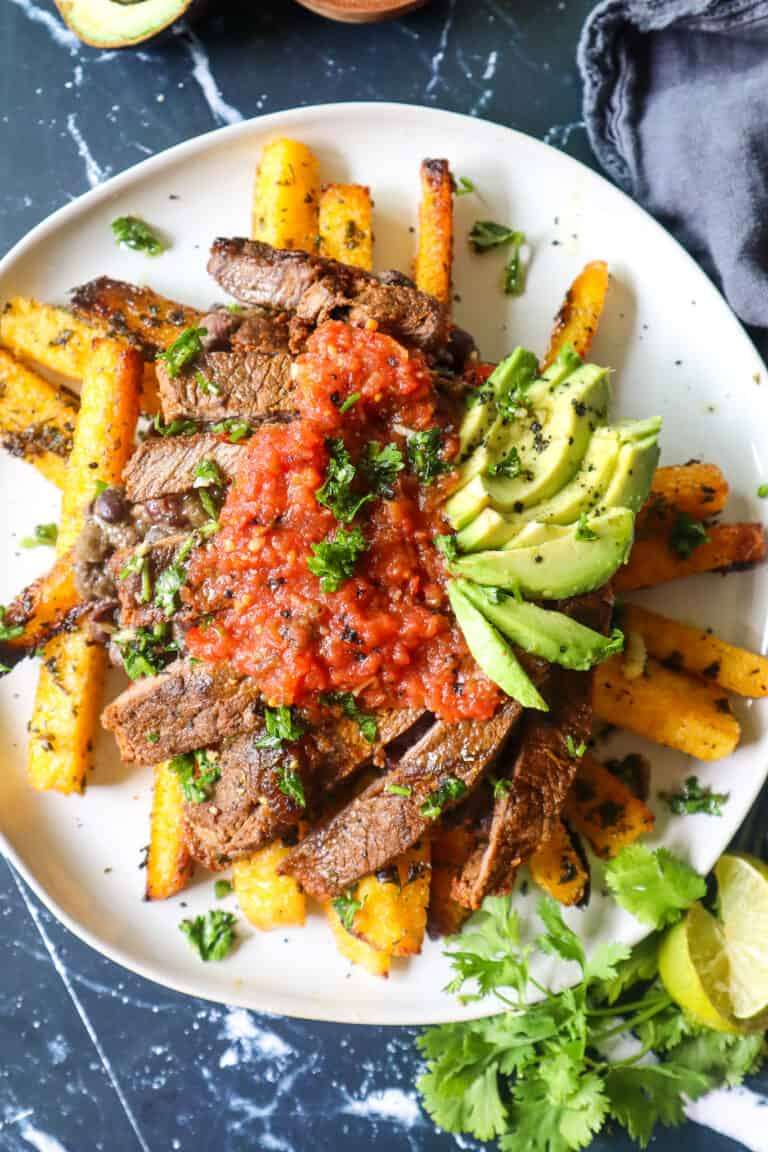 Пържола и полента онлайн пъзел